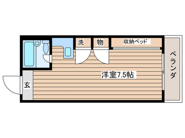 ラ・パルフェ・ド・国見(406)の物件間取画像